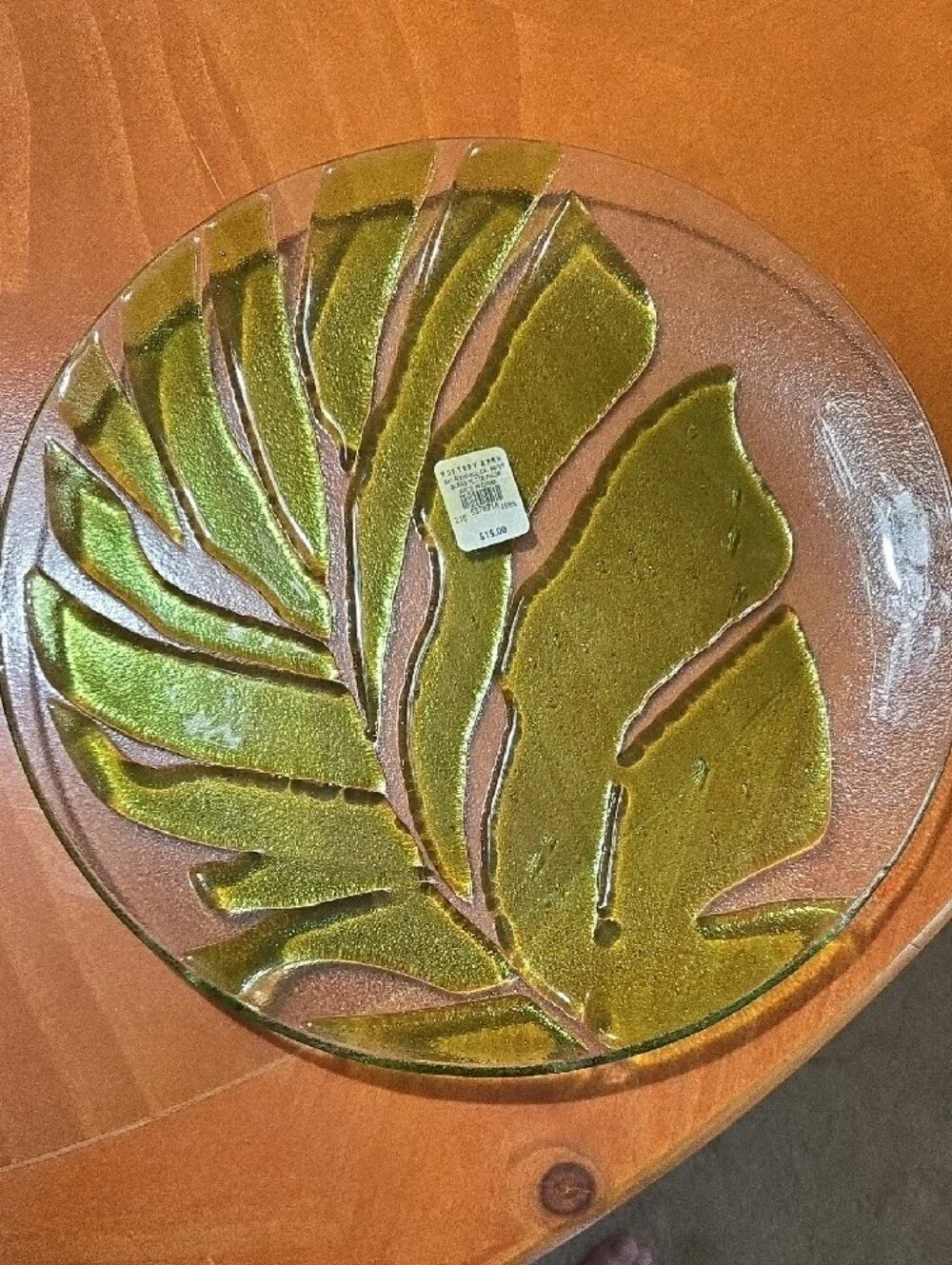 Pottery Barn decorative clear